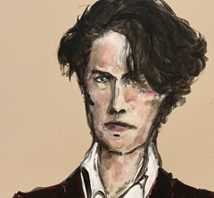 Young Hugh Grant, Portrait Painting