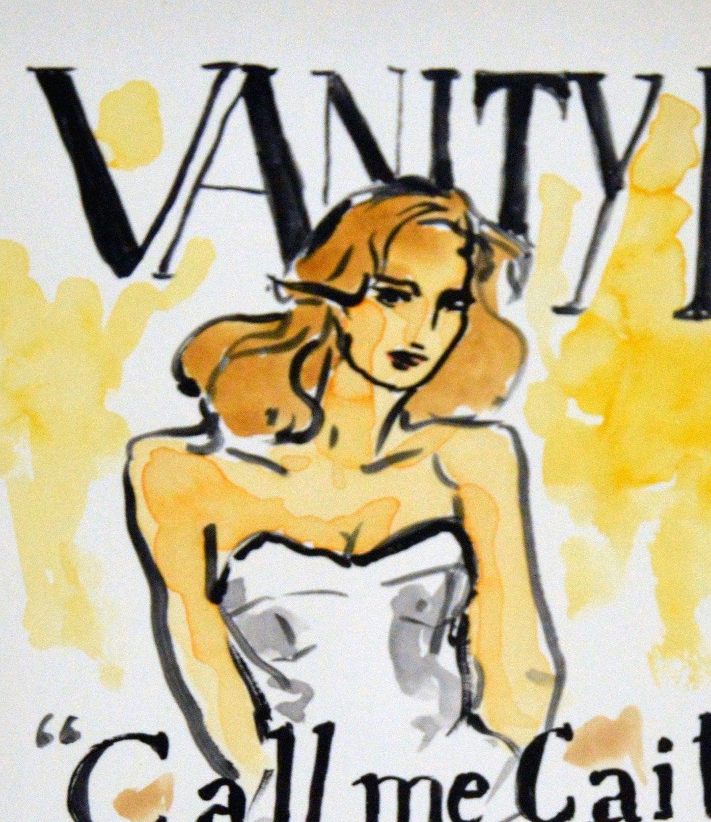 Waschtisch Fair Magazine Call Me Caitlyn-Cover (Beige), Figurative Print, von Manuel Santelices