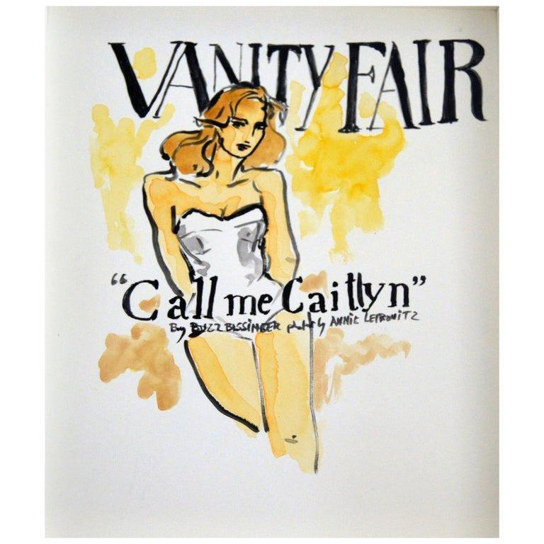 Manuel Santelices Figurative Print – Waschtisch Fair Magazine Call Me Caitlyn-Cover