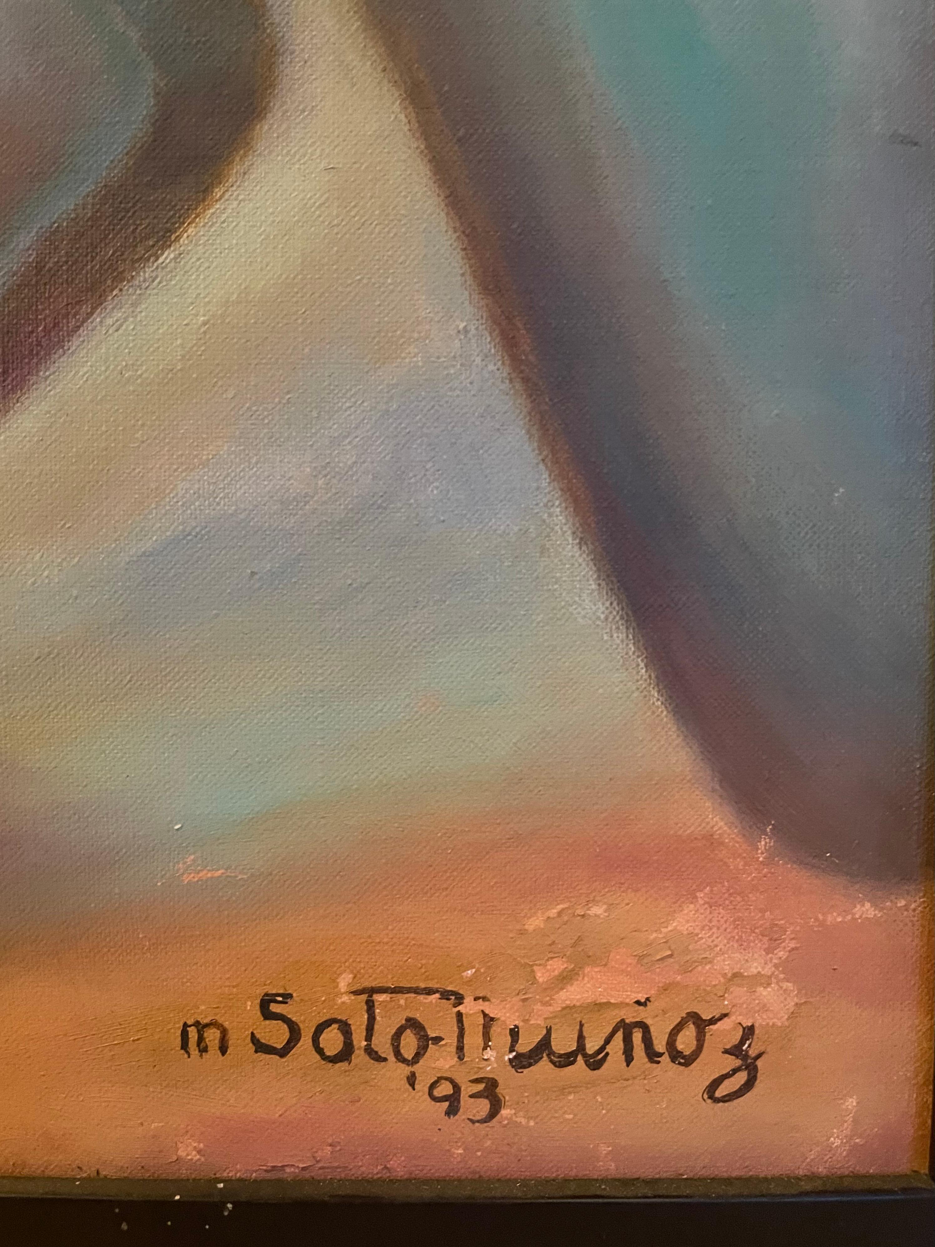 Manuel Soto-Muñoz (1913-2000), Puerto Rican born American painter. Recipient award of merit Florida Southern College, 1958; prize Art Students League New York, 1950; 1st prize Salón Arte Sacro de Prize ring (The), Aguadilla Art Center, 1979.
This