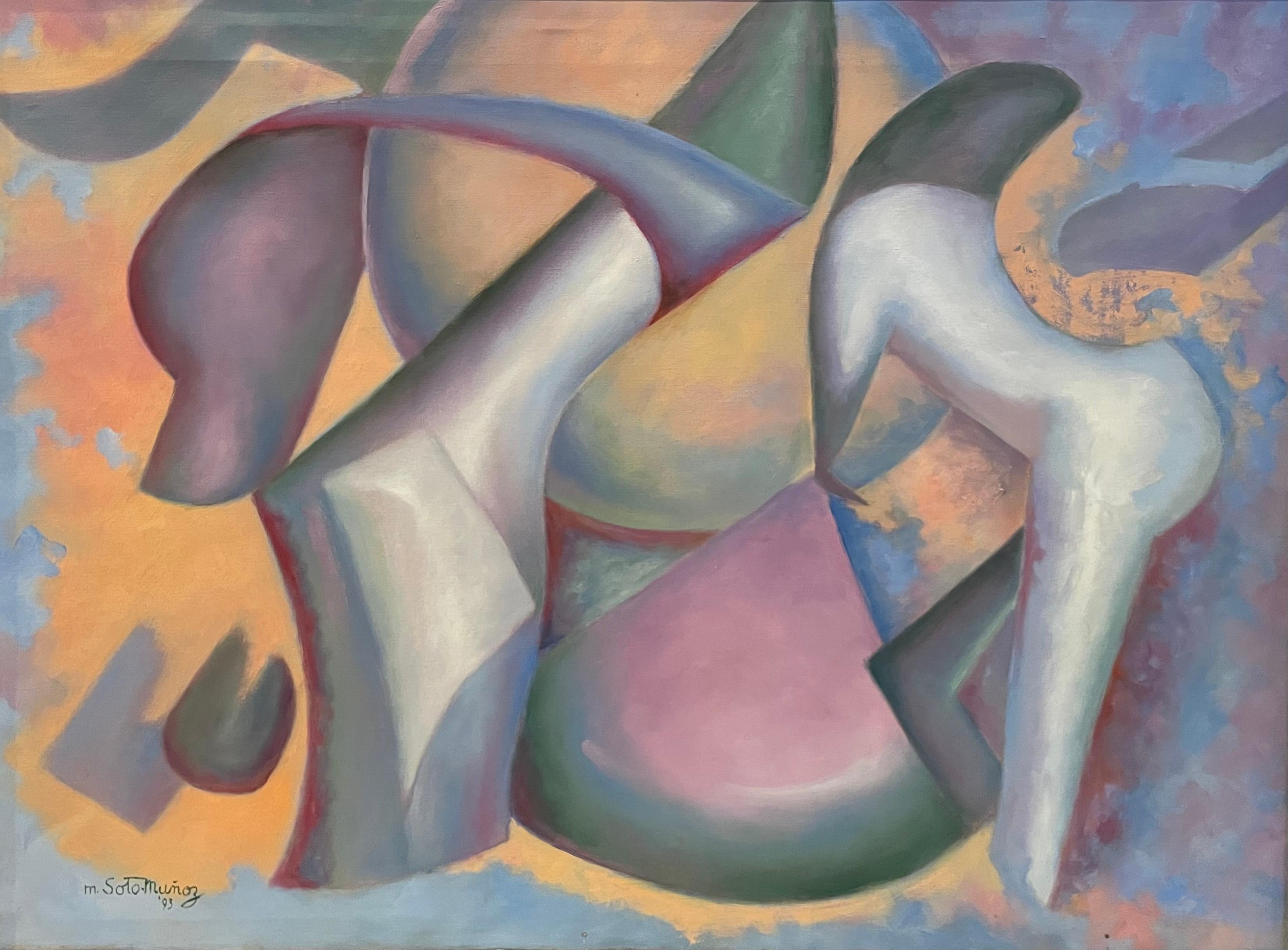Untitled (Sin Titulo II) - Painting by Manuel Soto Munoz