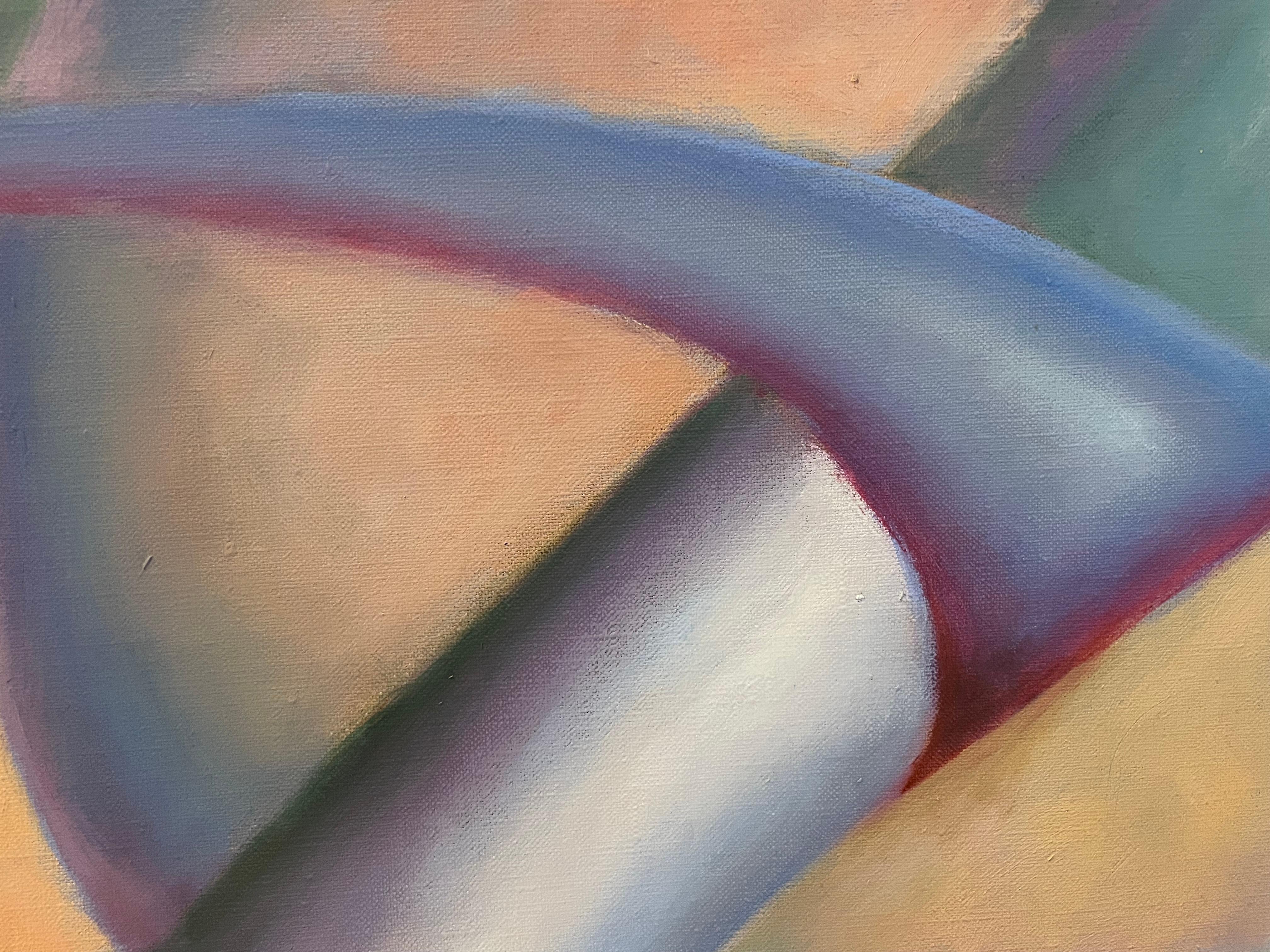 Untitled (Sin Titulo II) - Gray Abstract Painting by Manuel Soto Munoz