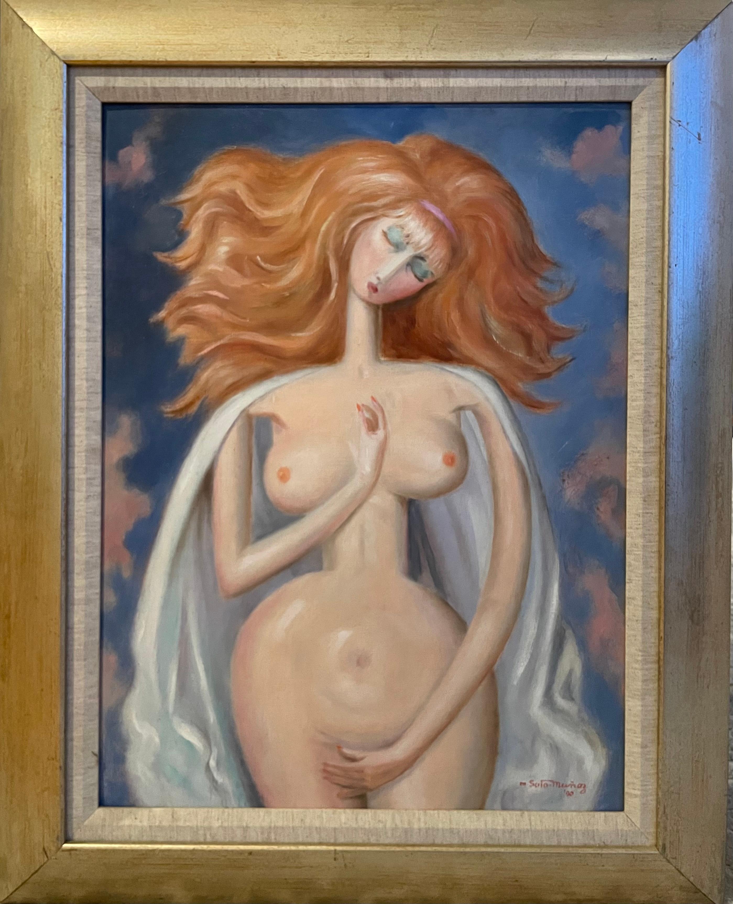 Sin título (Venus) - Painting de Manuel Soto Munoz