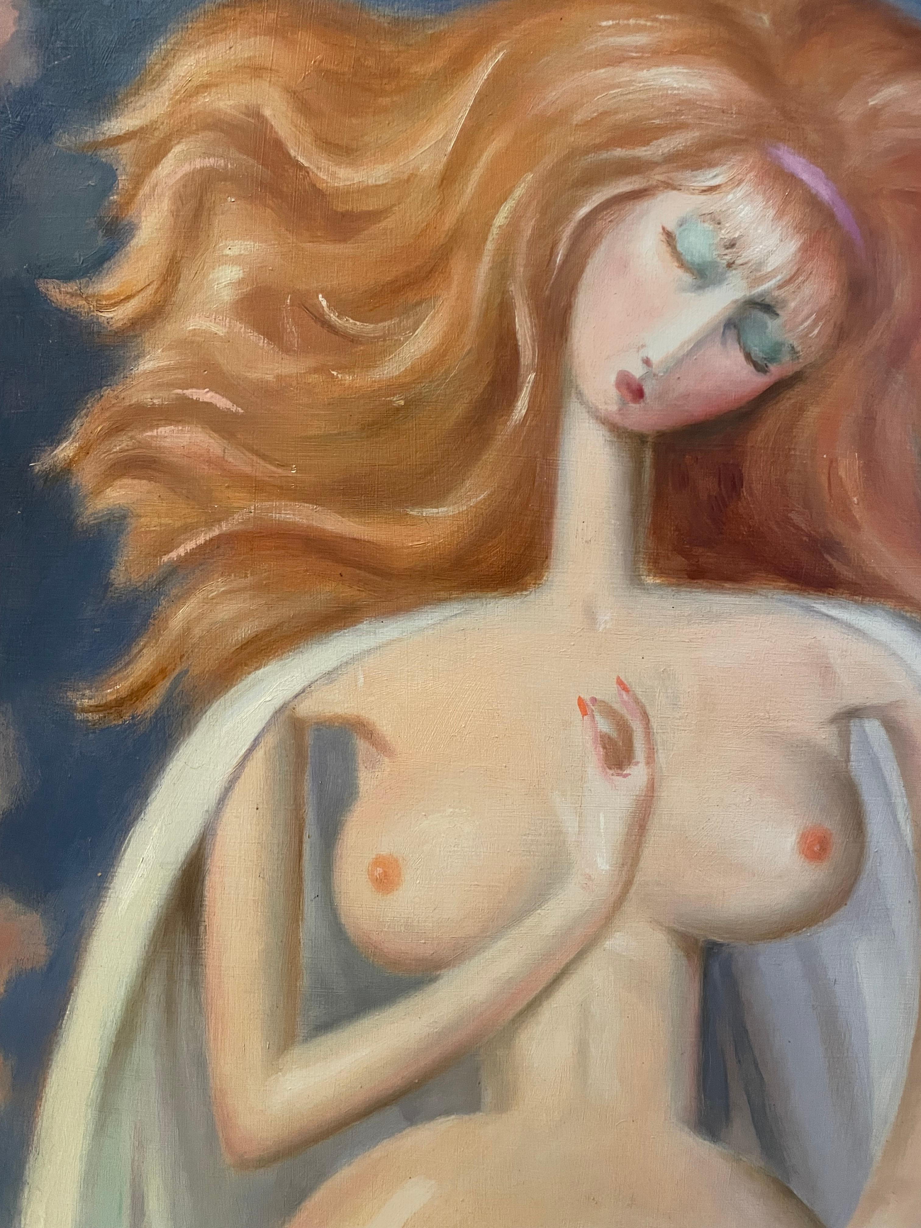 Sin título (Venus) - Painting Contemporáneo de Manuel Soto Munoz