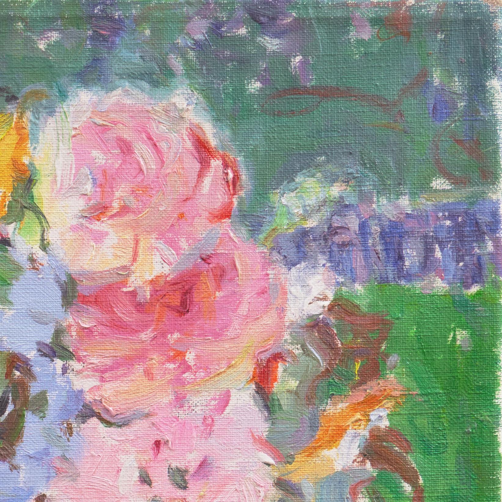 'Au Table', Venezuelan Post-Impressionist Oil, Museo de Bellas Artes, Caracas For Sale 2