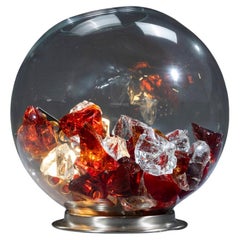 Manuela Bucci Silvia Schwarzer, lampe de table mod. Horus, prod. Leucos, 80 ans