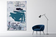 Above us only sky (Abstract painting)