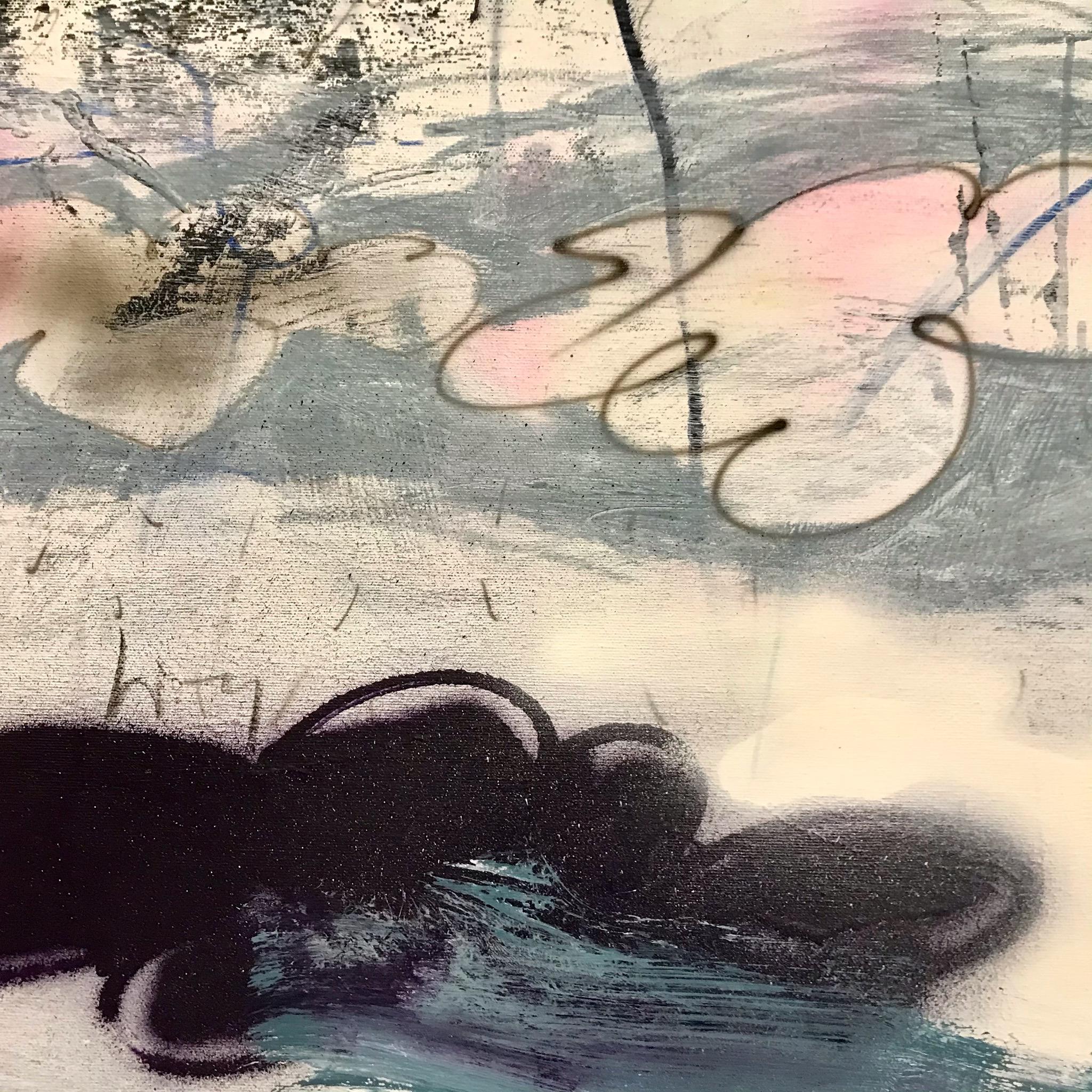 Sopra di noi solo il cielo (Quadro astratto) - Painting Astratto di Manuela Karin Knaut