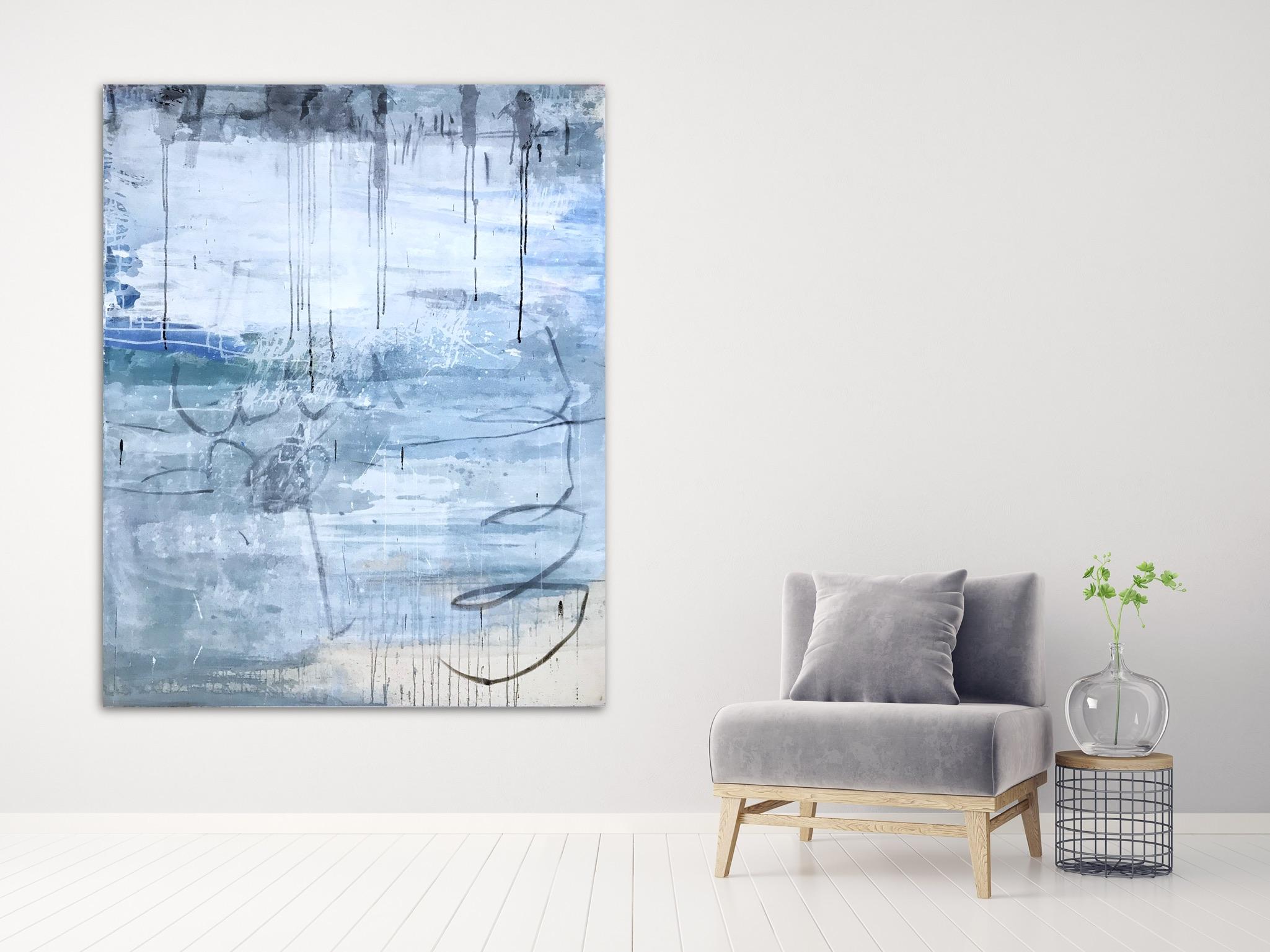Anche se non sembra (Pittura astratta) - Painting di Manuela Karin Knaut