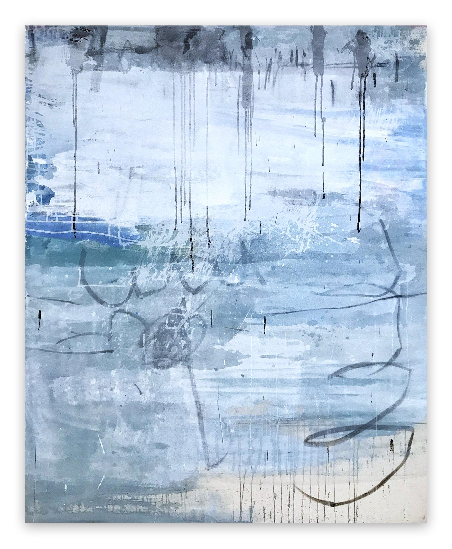 Manuela Karin Knaut Abstract Painting – Selbst wenn es nicht so aussieht (Abstraktes Gemälde)