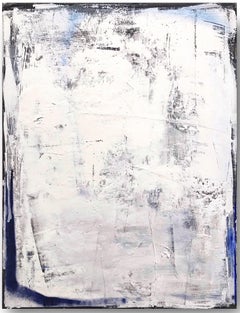 Flagge für kein Land - Expressionistisches Gemälde:: abstrakte Kunst:: zeitgenössische Kunst:: blau