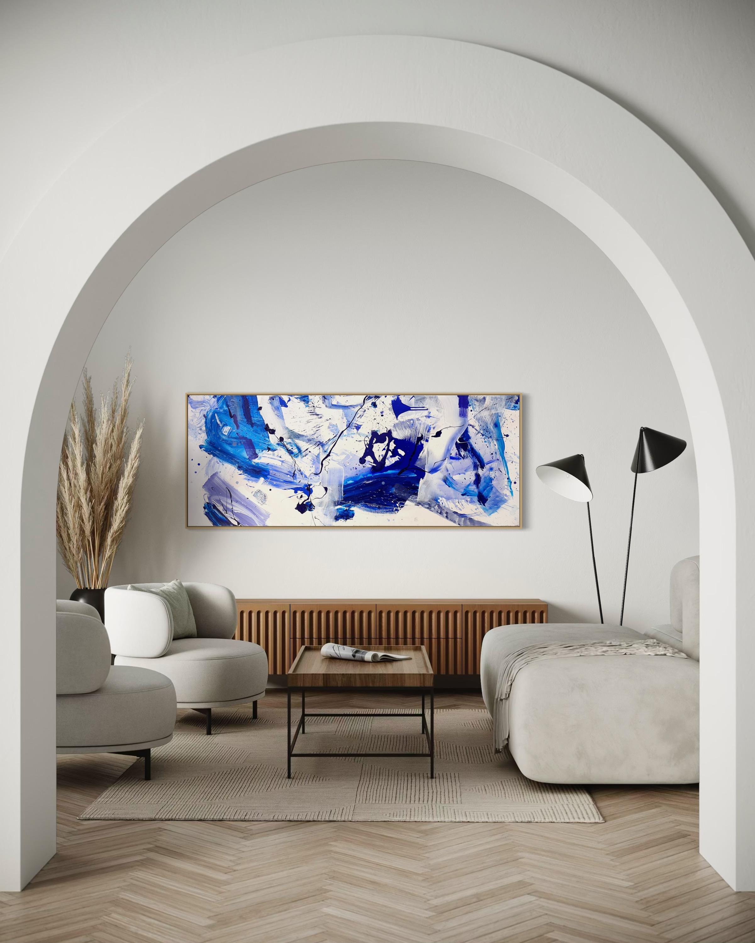 Highline (set of four paintings) (Abstract Painting) For Sale 10