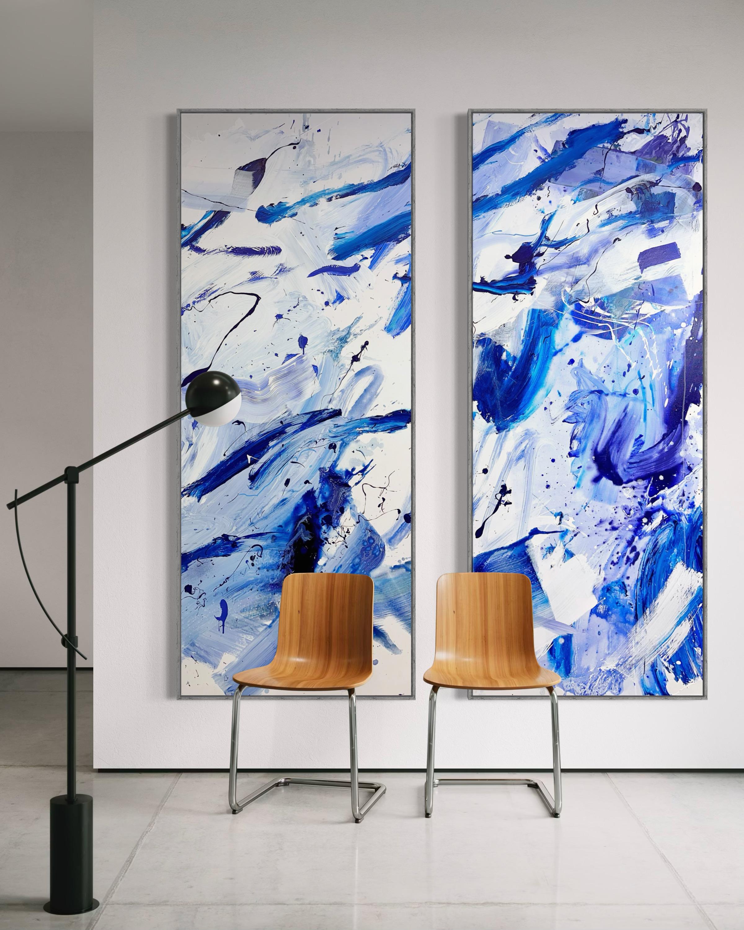 Highline (set of four paintings) (Abstract Painting) For Sale 4