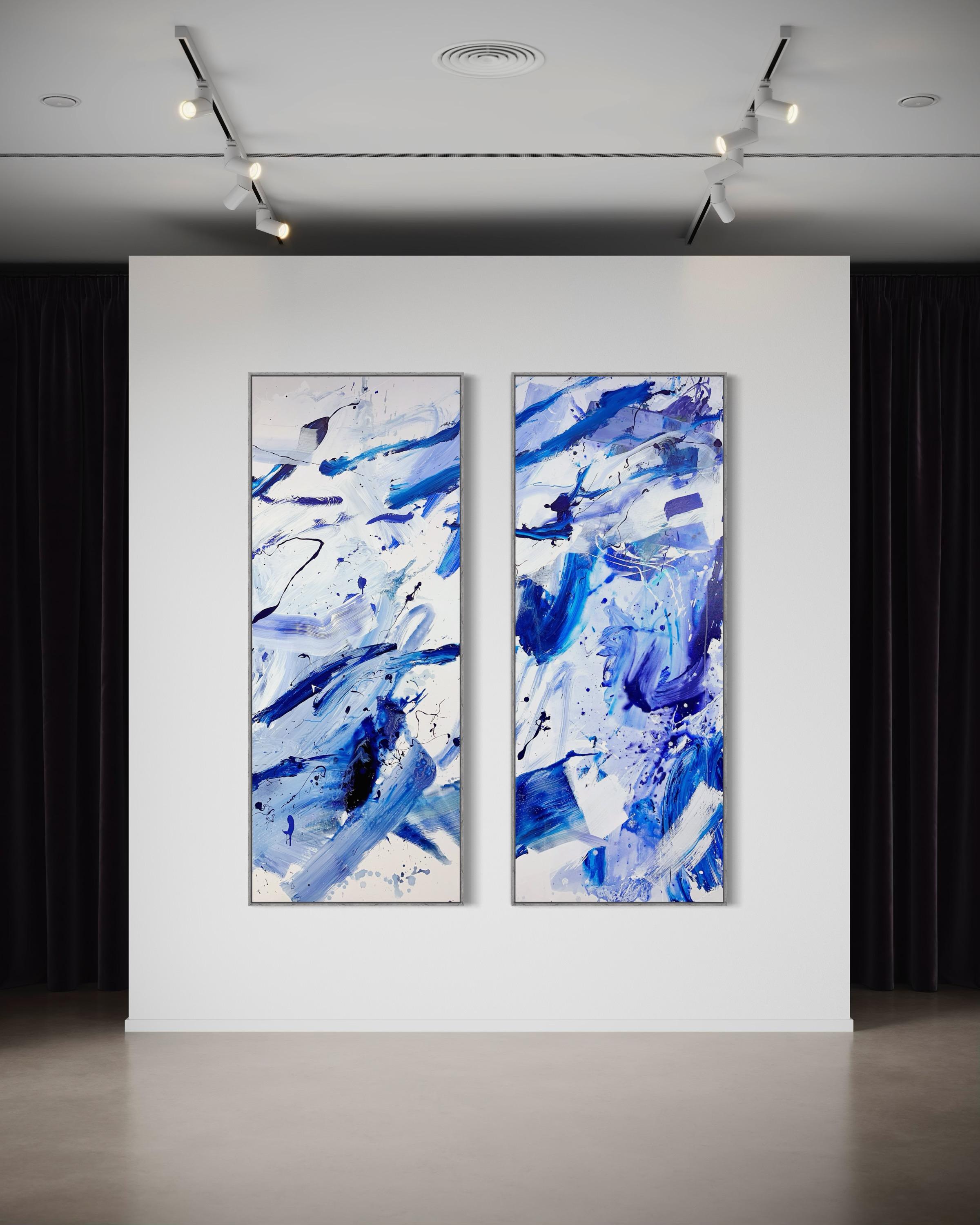 Highline (set of four paintings) (Abstract Painting) For Sale 5