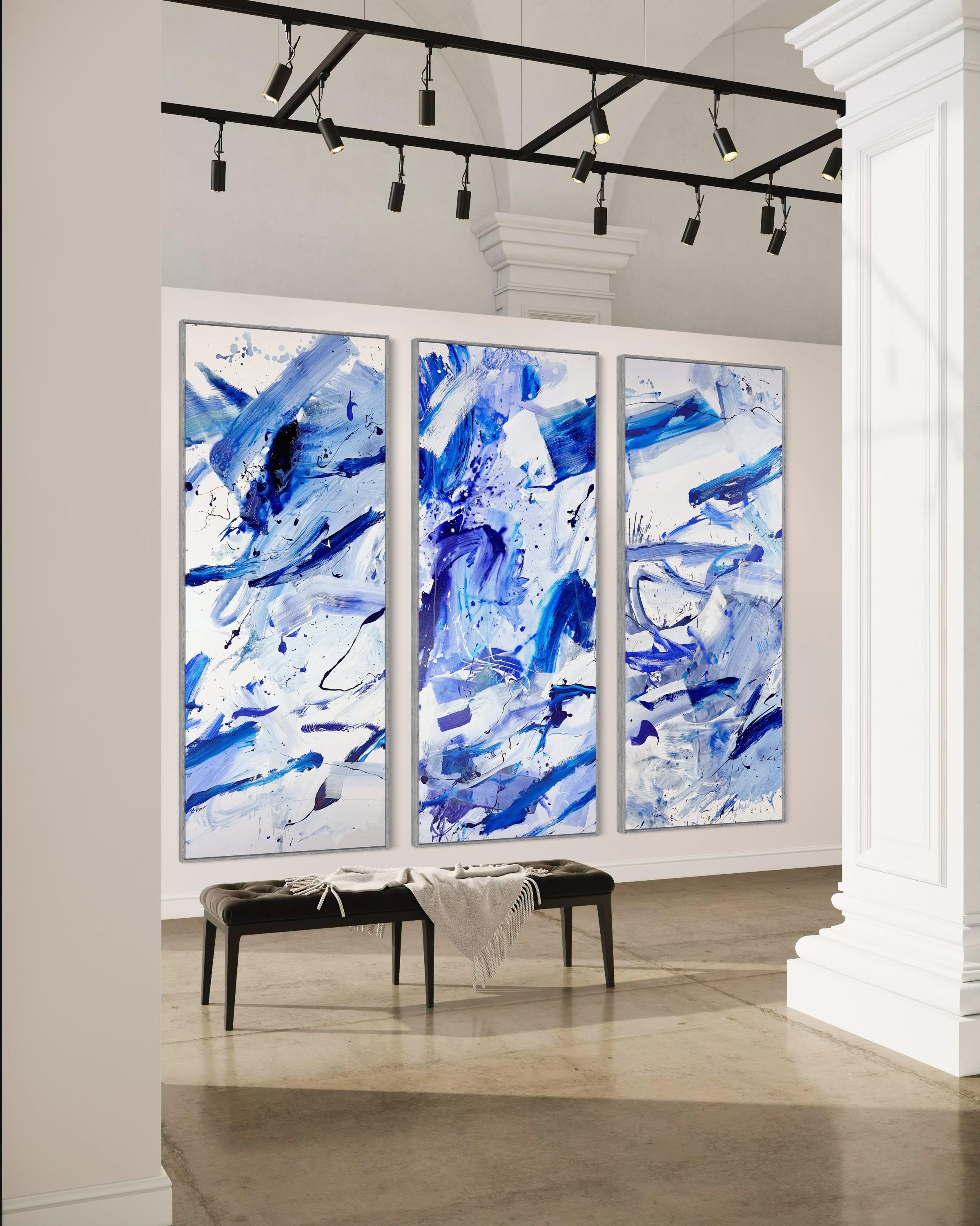 Highline (set of four paintings) (Abstract Painting) For Sale 6