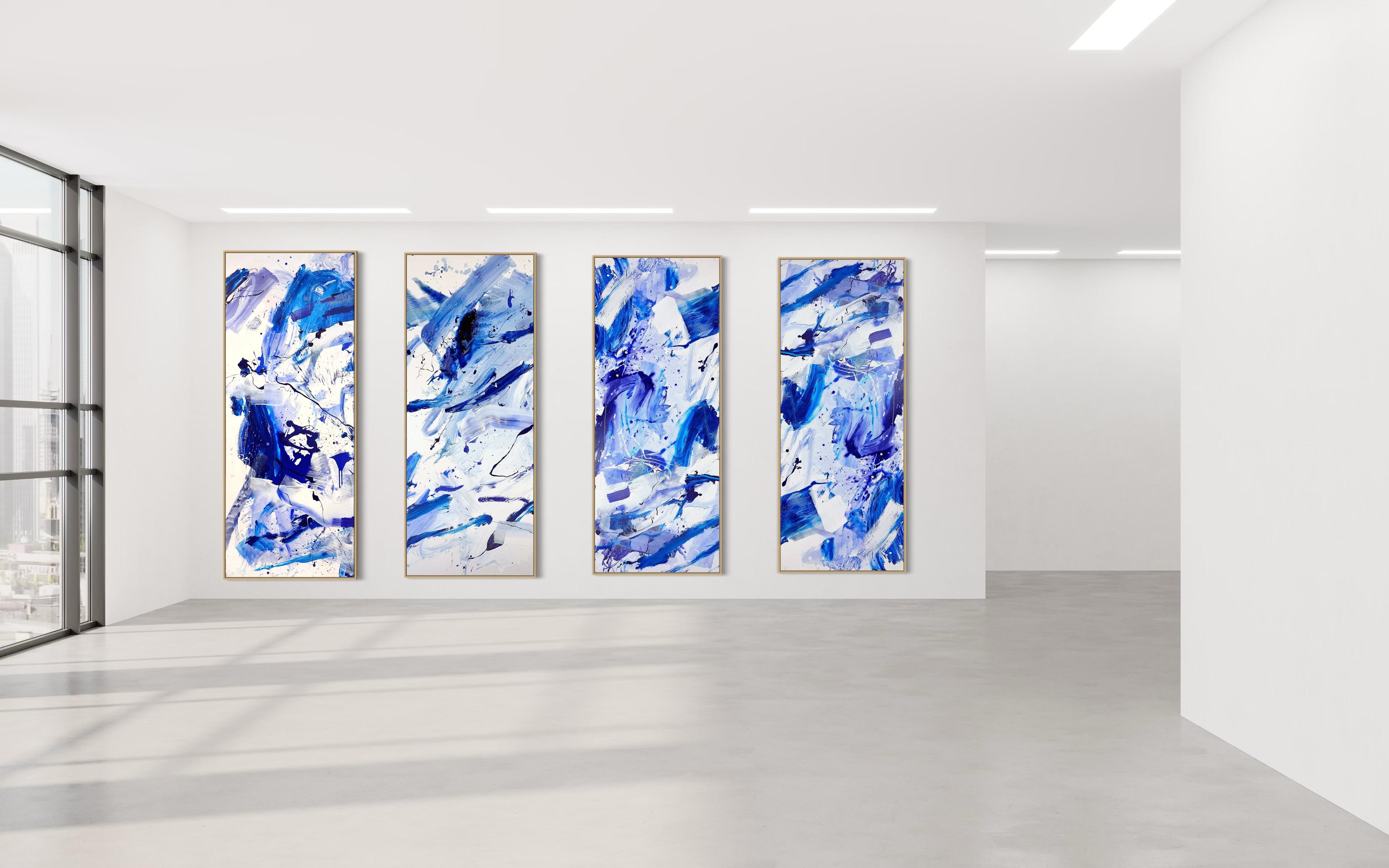 Highline (set of four paintings) (Abstract Painting) For Sale 7