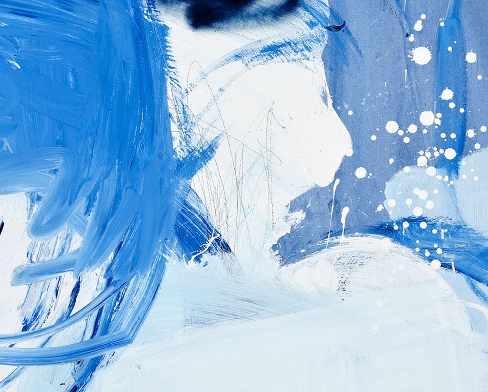 Direttamente dalla fonte (Pittura astratta) - Painting Astratto di Manuela Karin Knaut