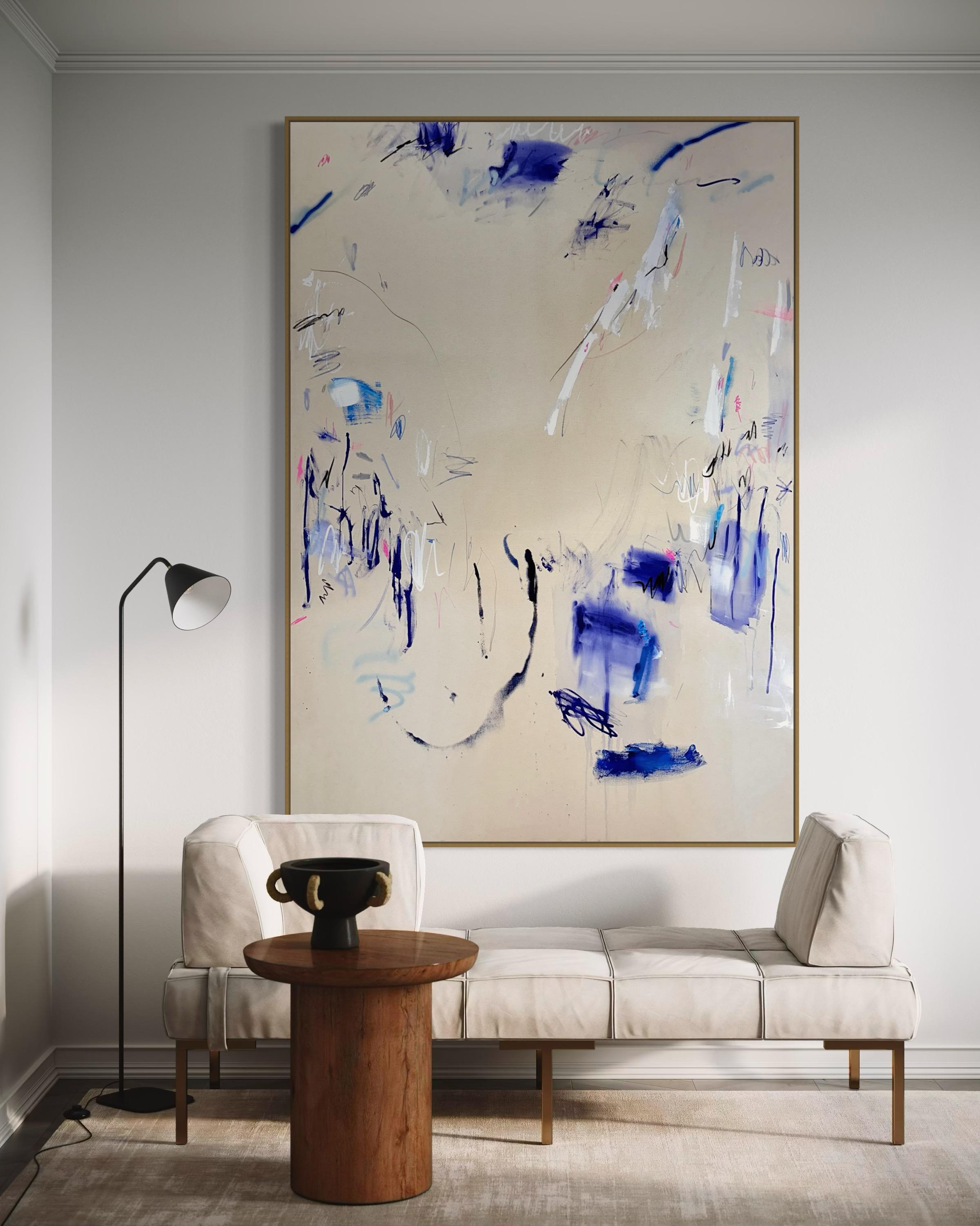 Sign of the times (diptych) (Abstract Painting) For Sale 3