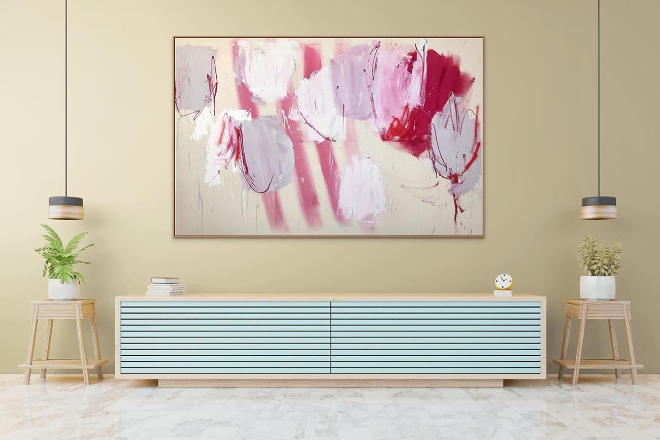 Campagna sottovalutata (Pittura astratta) - Painting di Manuela Karin Knaut