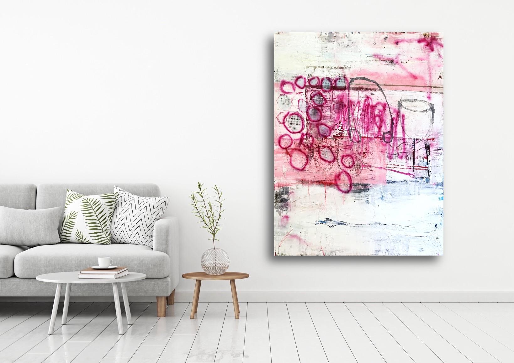 Wanderlust (Abstract painting) - Painting by Manuela Karin Knaut