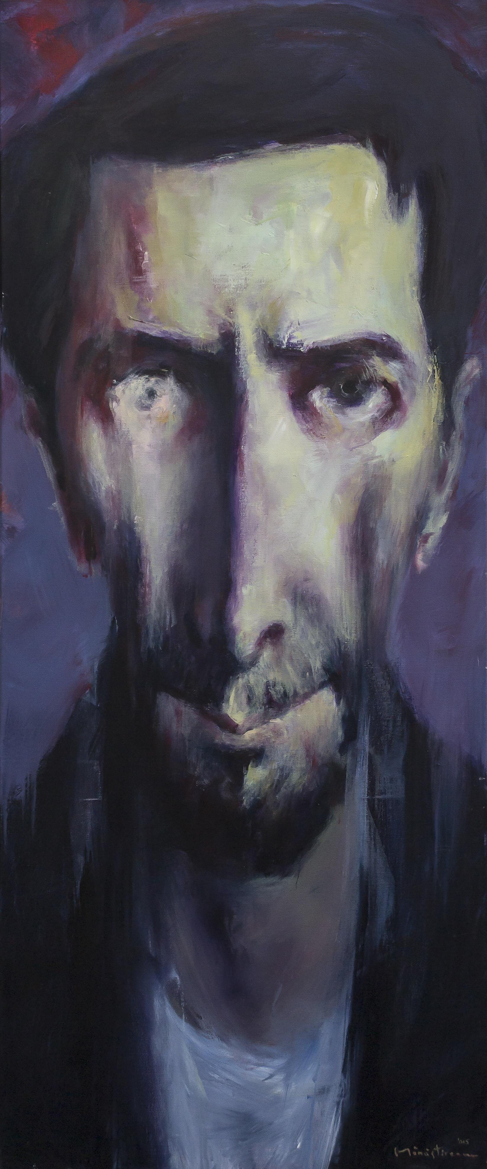 Emanuell is a Romanian contemporary artist, and member of the Union of Artists of Romania since 2001. His work was exhibited in London, Brussels, Bucharest and around Romania and the UK. This portrait is of Luchian - famous Romanian painter. 