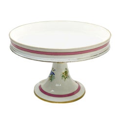 Manufacture de Sevres Porcelain Napoleonic Footed Compote, 1866