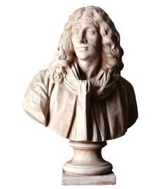 Sèvres Terrakotta-Büste von Moliere nach Jean-Antoine Houdon