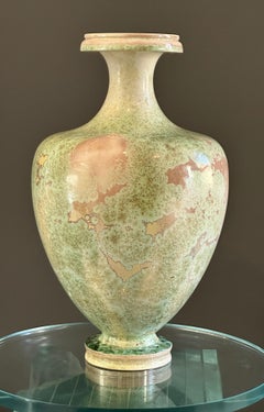 Manufacture Nationale De Sèvres, Vase En Porcelaine Cristallisations Art Nouveau