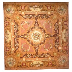 Tapis d'Aubusson du milieu du XIXe siècle - Manufacture de Jean-Jacques Sallandrouze