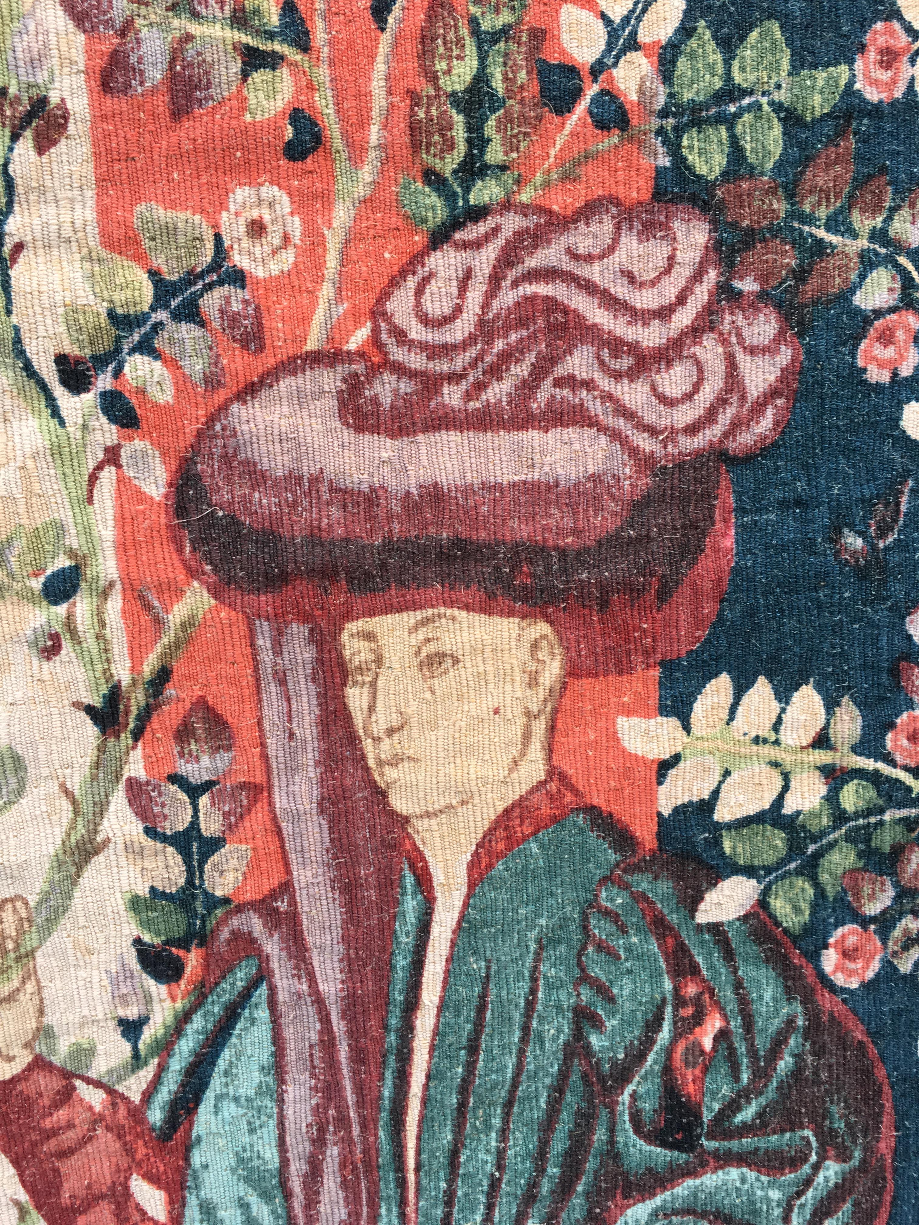 Renaissance Manufacture Robert Four, Printed Tapestry after a 16th Century Tapestry For Sale
