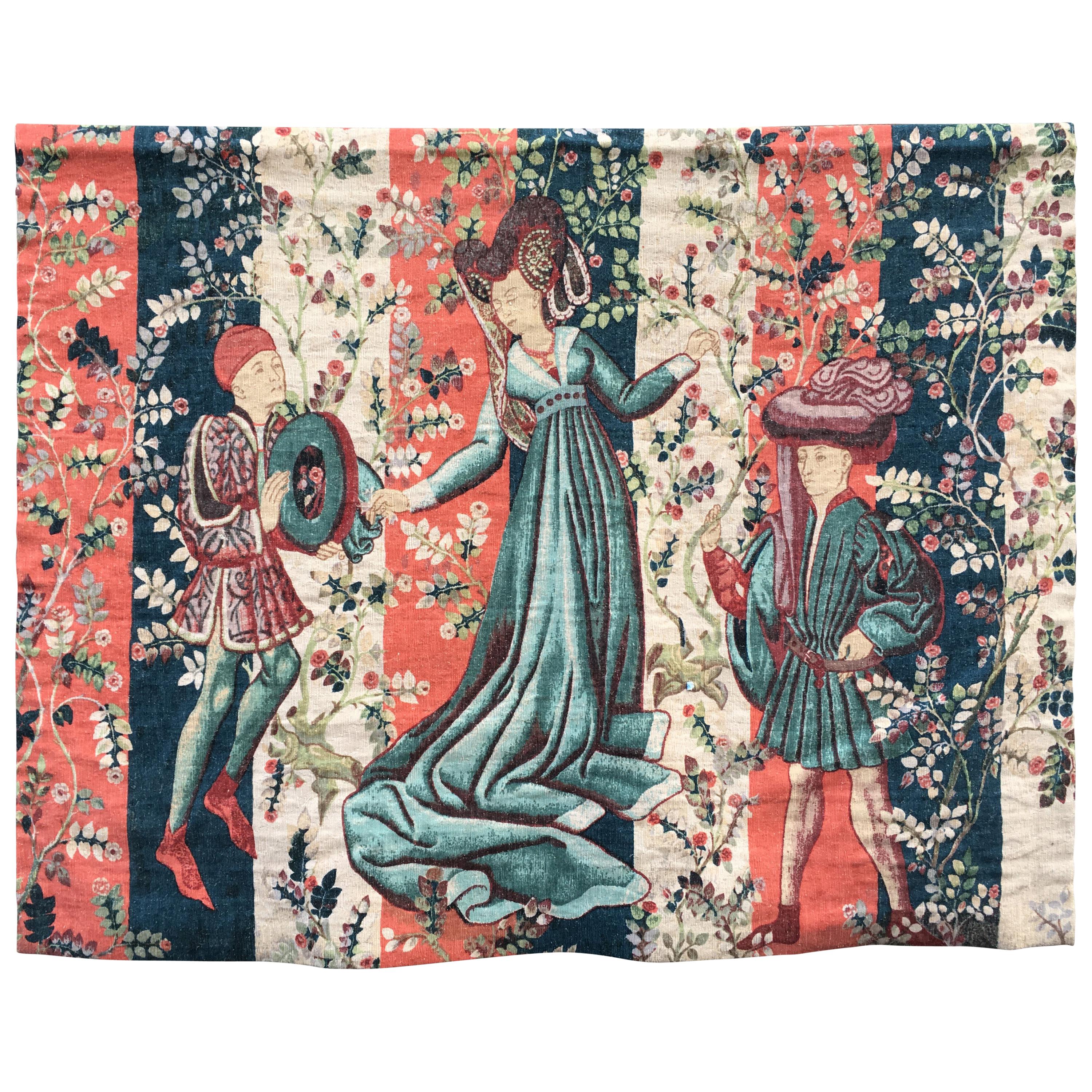 Manufacture Robert Four, Printed Tapestry after a 16th Century Tapestry