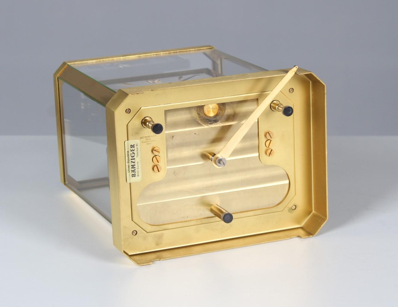 Manufactured 1962 Jaeger Lecoultre Atmos Clock with Square Dial, Fullset 7