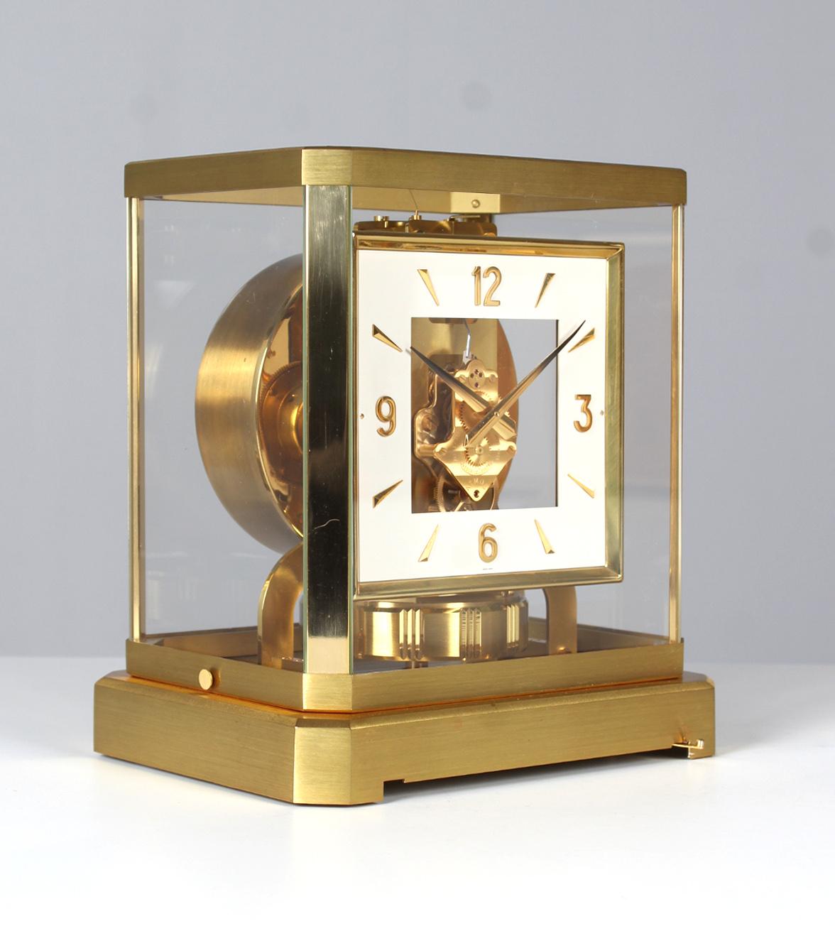 Swiss Manufactured 1962 Jaeger Lecoultre Atmos Clock with Square Dial, Fullset