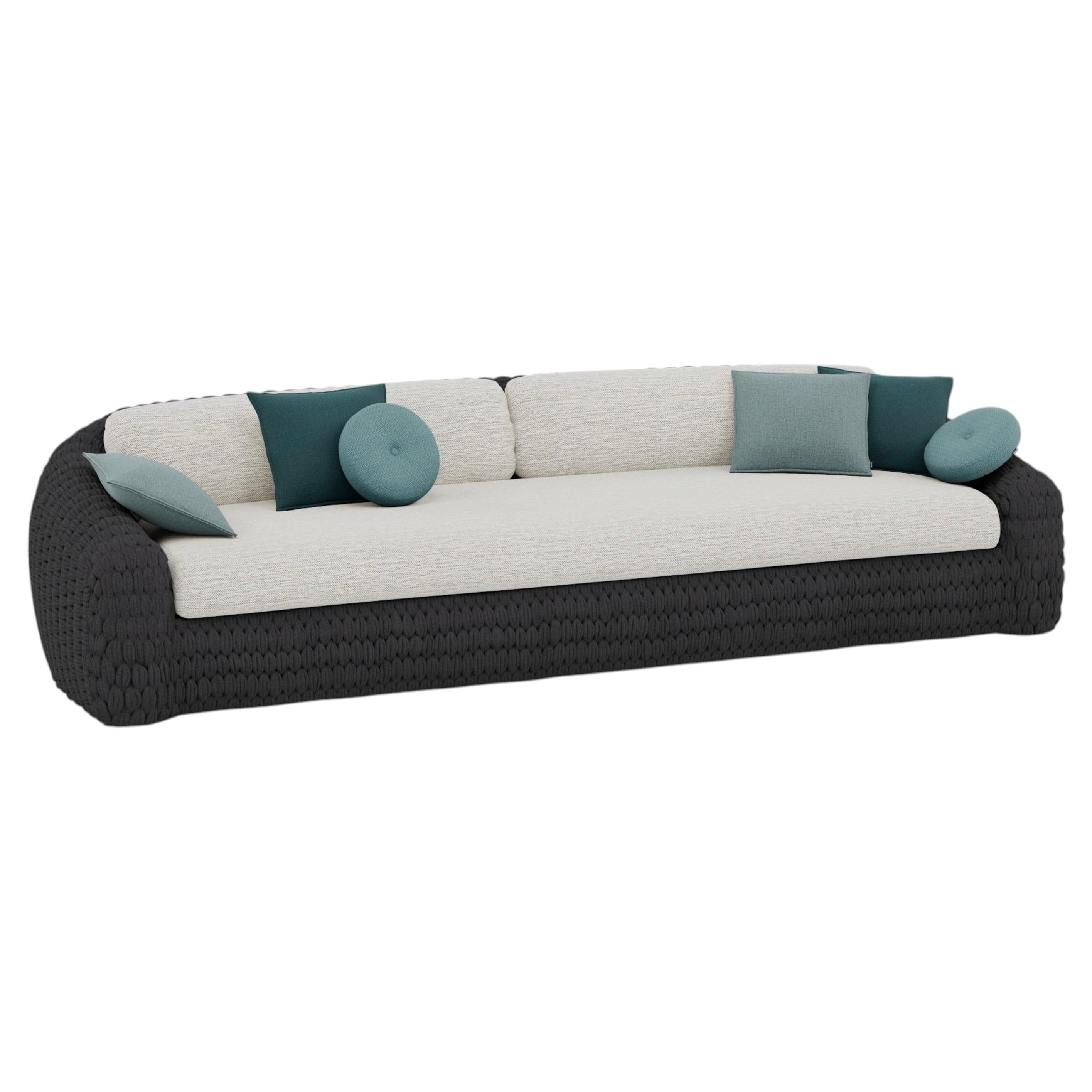 Manutti KOBO outdoor sofa design Stéphane De Winter - Anthracite For Sale