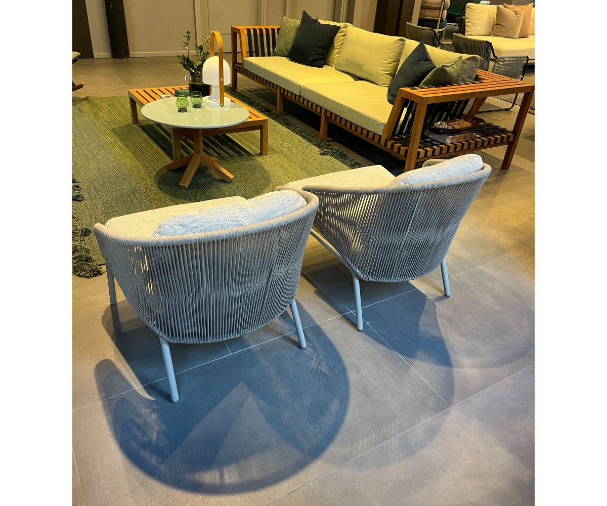 Moderne Manutti Radoc Lounge Chair- Set of 2 en vente