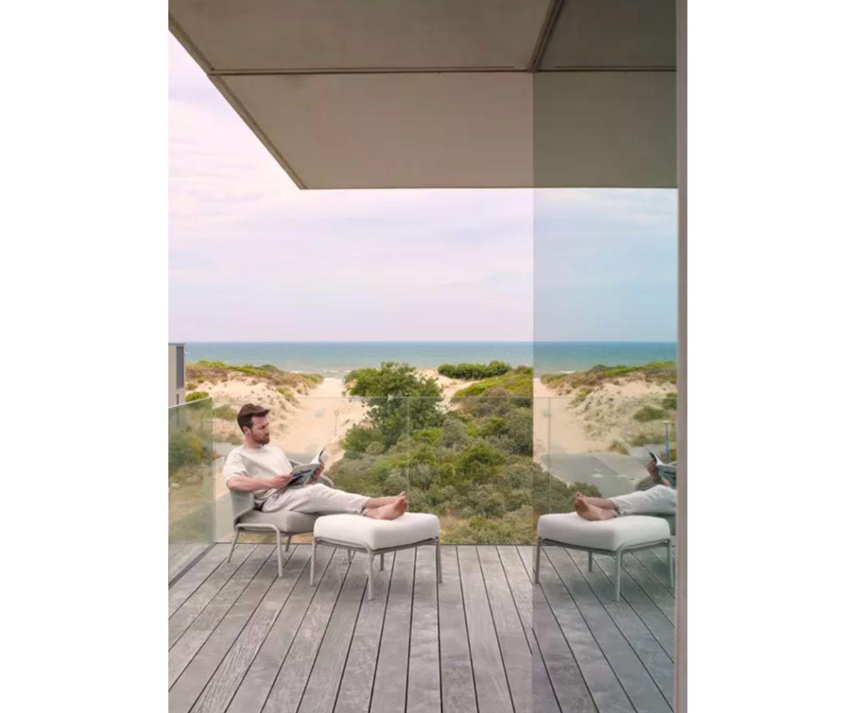 Aluminium Manutti Radoc Lounge Chair- Set of 2 en vente