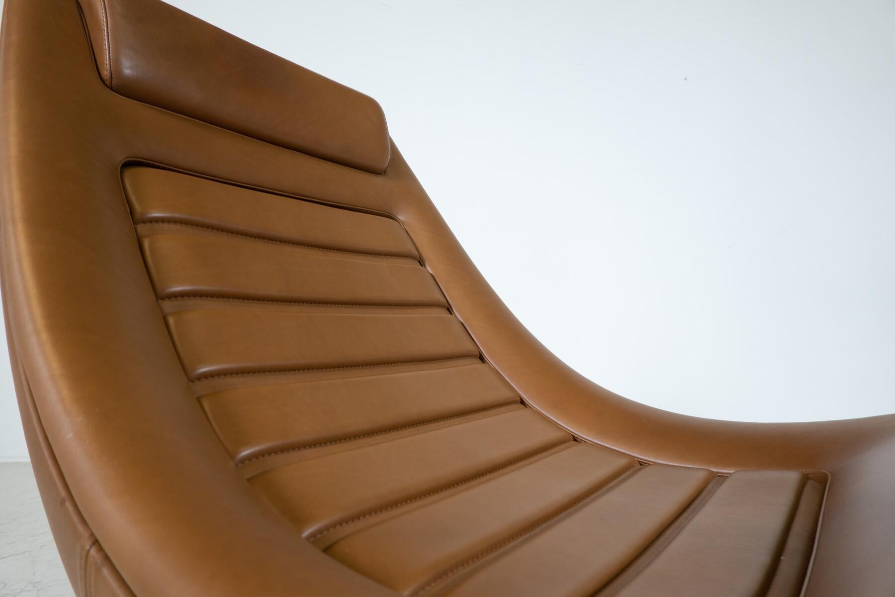 Manzù Lounge Chair by Pio Manzu for Alias For Sale 3