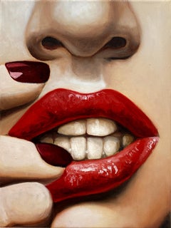 LIPS´N NAILS - Contemporary, Pop Art, Lips, Figurative, modern, female, Portrait
