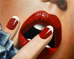 Lips & Nails - Contemporary Art, Pop Art, Figurative, modern, female, Portrait