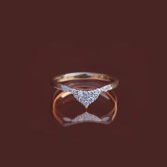 Maori Crown Ring in 14K Gold & Diamonds by Anastassia Sel Jewelry