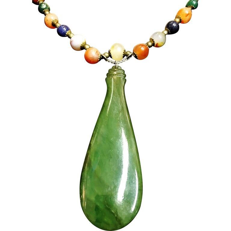 maori jade pendant