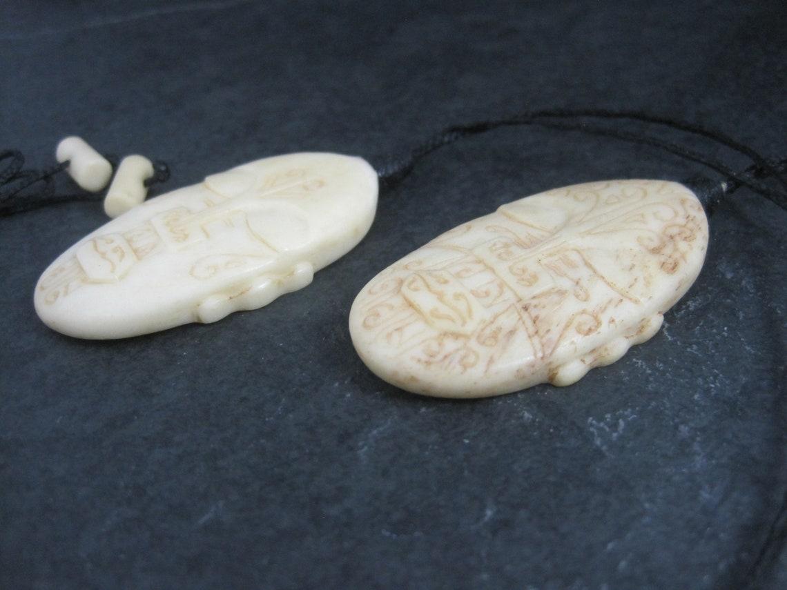 Maori Mother and Father of Creation Pendants Necklaces For Sale 3