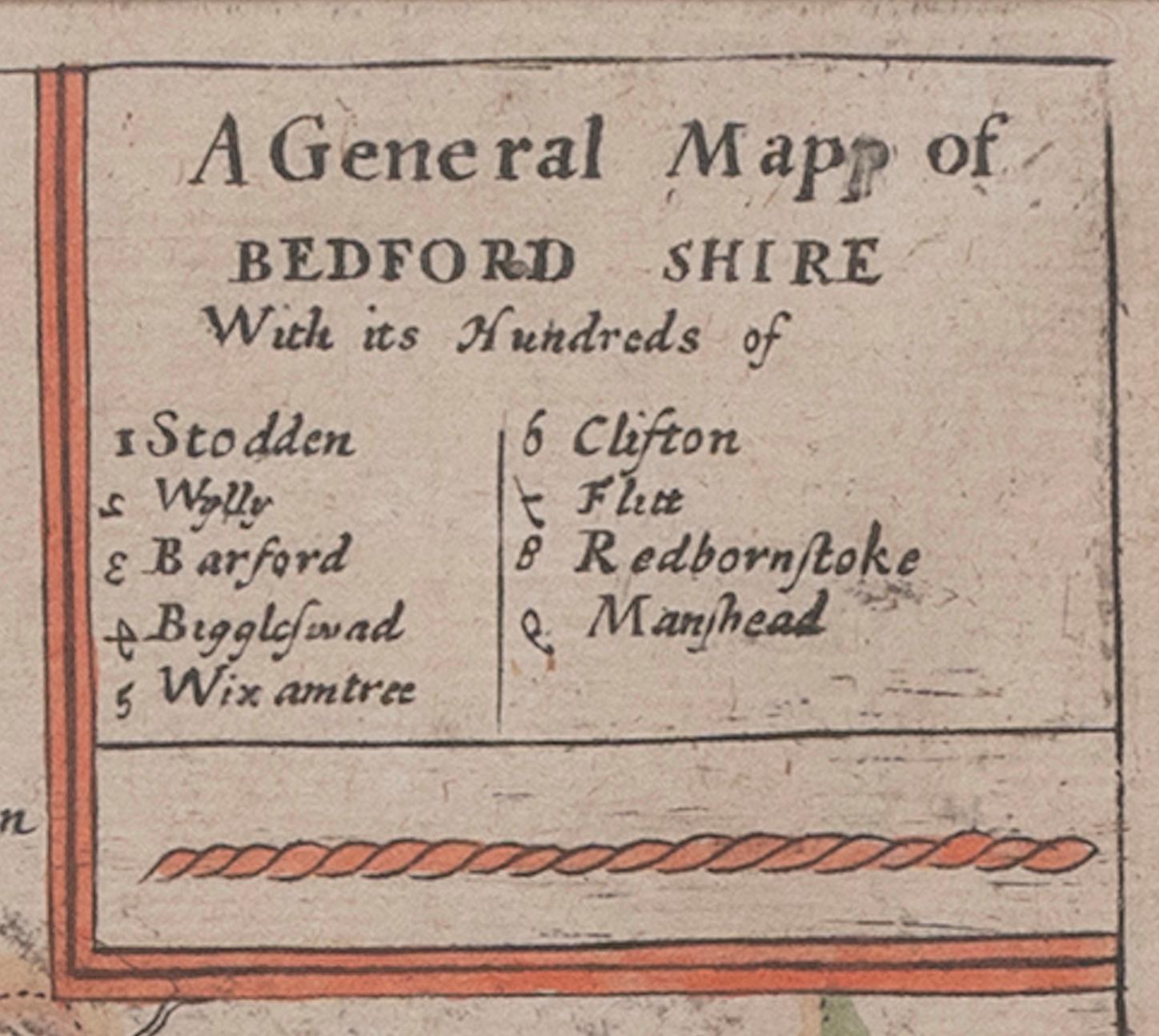 bedfordshire map