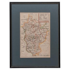 Map Bedfordshire General Framed