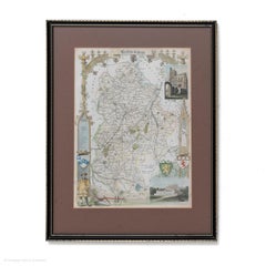Map Bedfordshire WilliamSchmollinger Dunstable Priory Woburn Abbey Moules Gothic