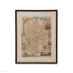 Map Bedfordshire WilliamSchmollinger Dunstable Priory Woburn Abbey Moules Gothic