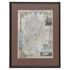 Map Bedfordshire WilliamSchmollinger Dunstable Priory Woburn Abbey Moules Gothic
