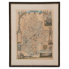 Map Bedfordshire WilliamSchmollinger Dunstable Priory Woburn Abbey Moules Gothic