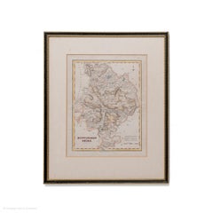 Map Huntingdonshire R Scott Archibald Fullarton & Co Glasgow