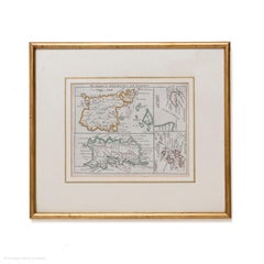 Map Jersey Guernsey Scilly Islands Alderney